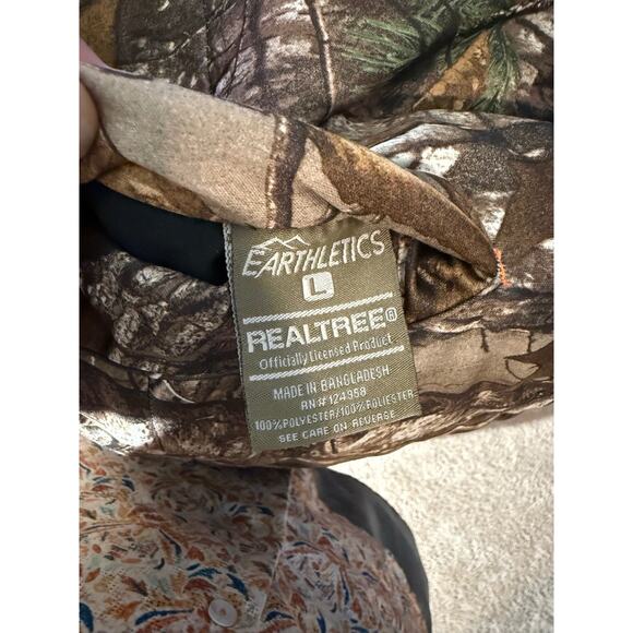 Realtree Camo Hunting Vest Men’s L Reversible Black / Xtra Pattern Outdoor Gear - Picture 6 of 9